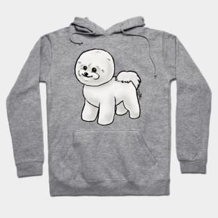 Dog - Bichon Frise - White Show Cut Hoodie